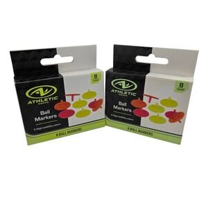 Athletic Works High Visibility‎ Golf Ball Markers Bundle 2 Packs
